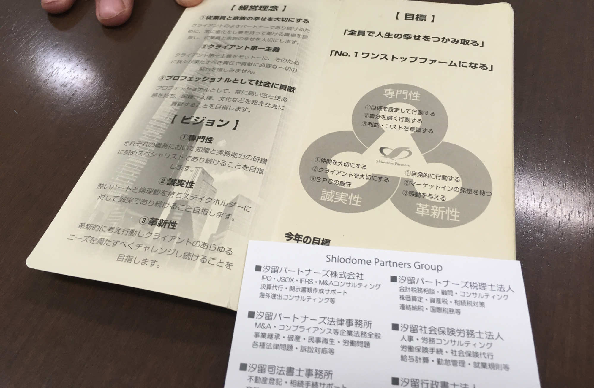汐留パートナーズフィロソフィー